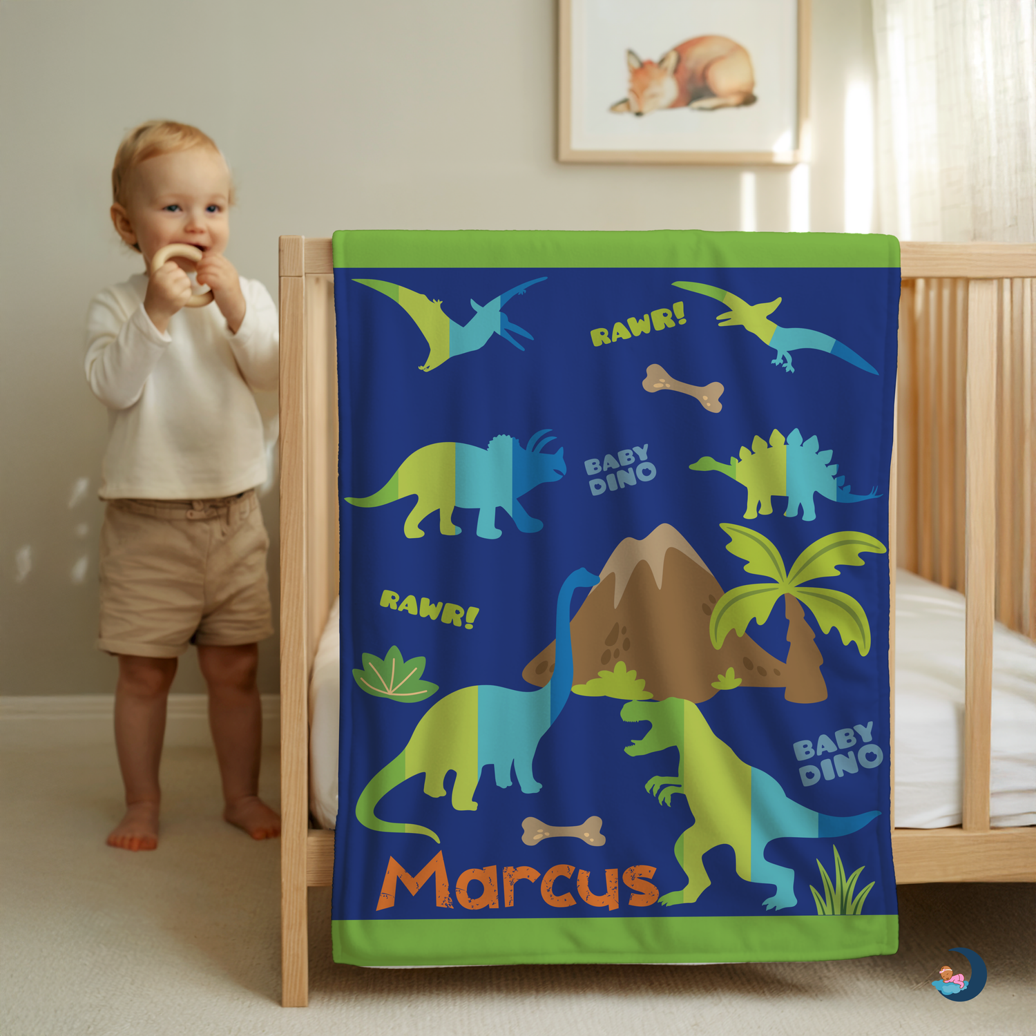 RAWR! Dinosaur Blanket (B166)