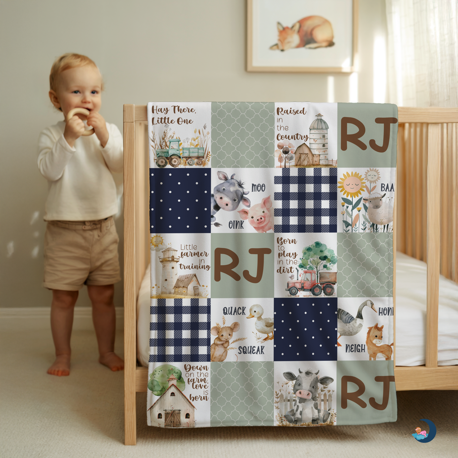 Little Farmhand Blanket (B314)