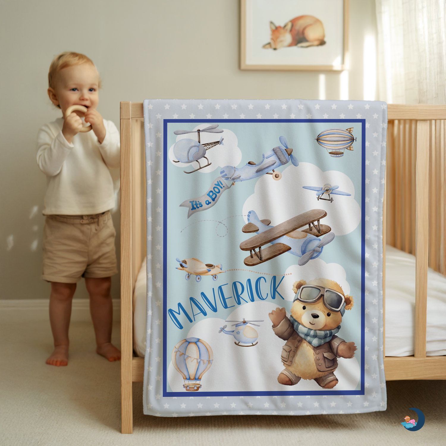 Up, Up & Away Blanket (B151)