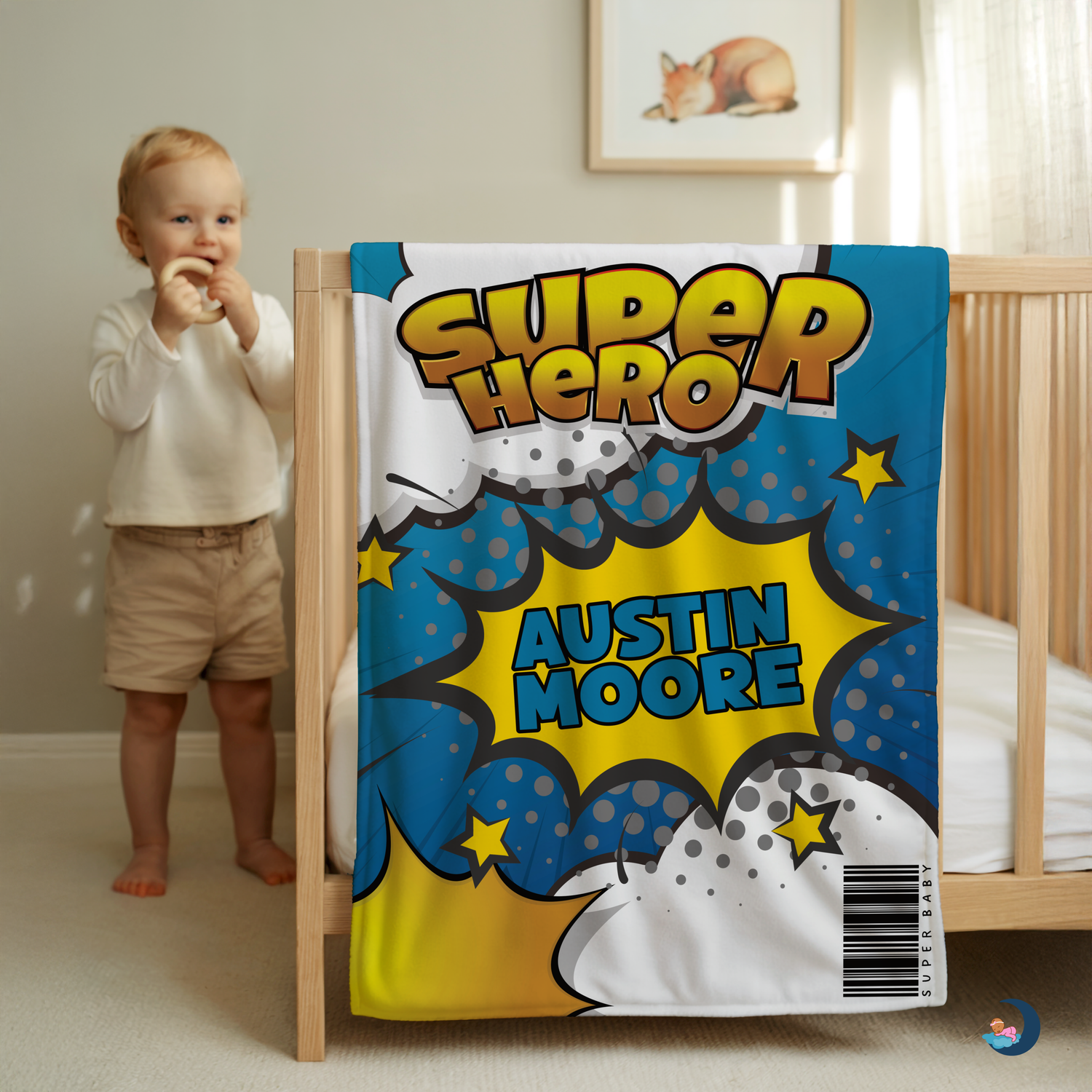 Comic Book Blanket (B204)