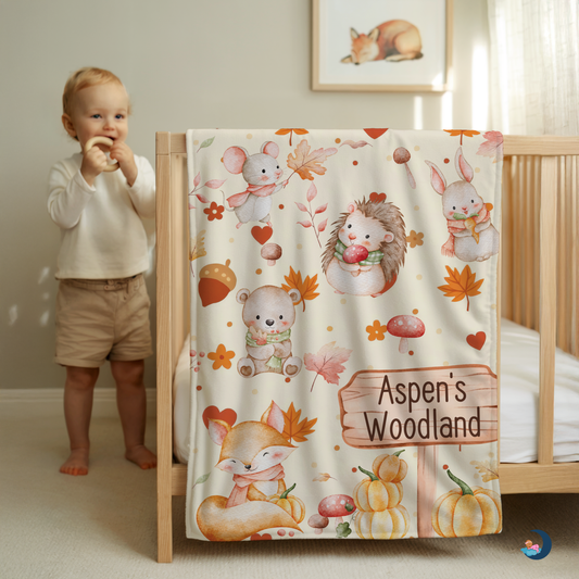 Autumn Woodland Blanket (B209)