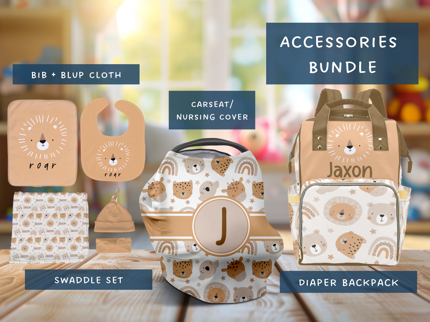 Bohemian Safari Accessories Set (Bun043)