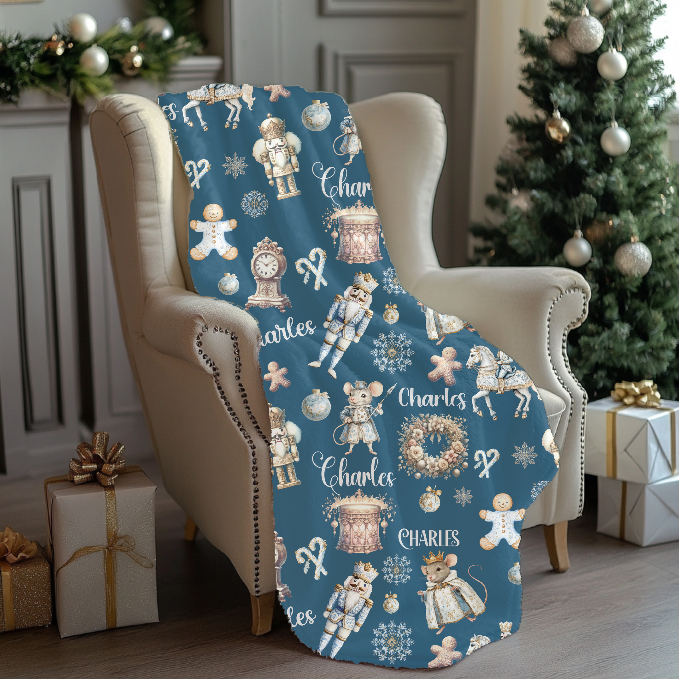 Nutcracker Blanket (B036)