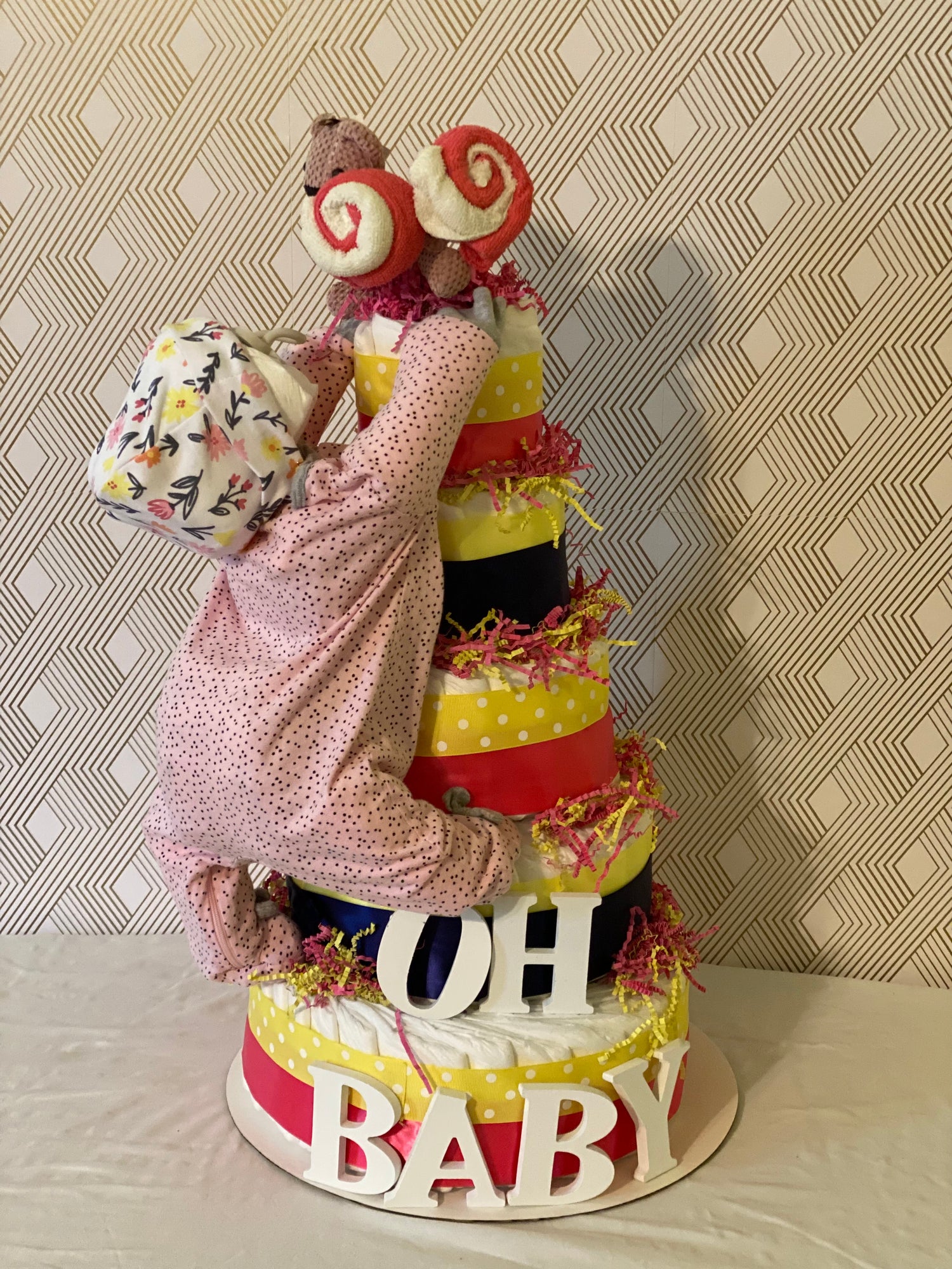 Standing Baby Diaper Cake