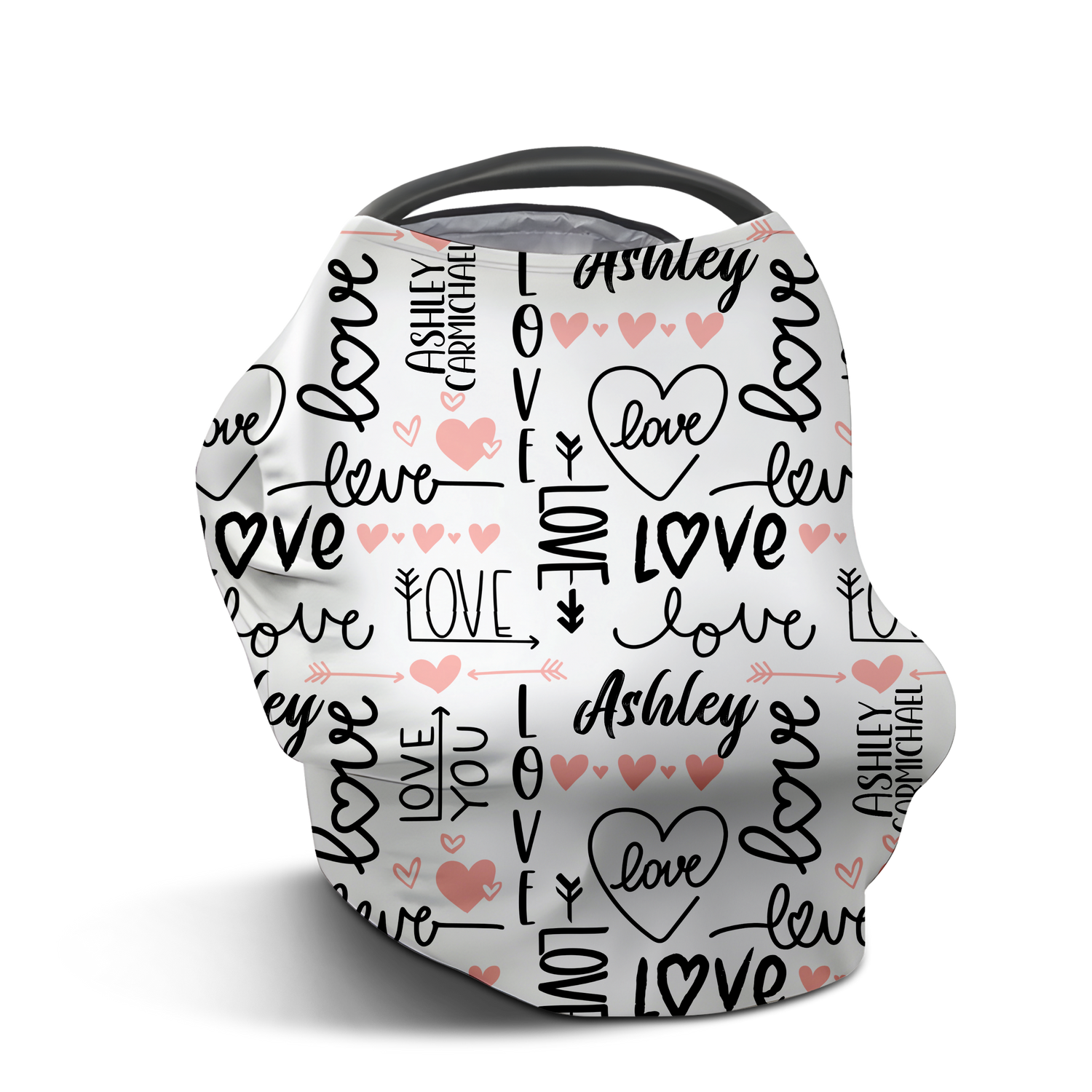 Love All Over Car Seat Cover (A206)