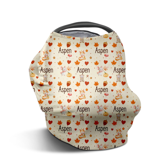 Autumn Woodland Car Seat Cover (A187)