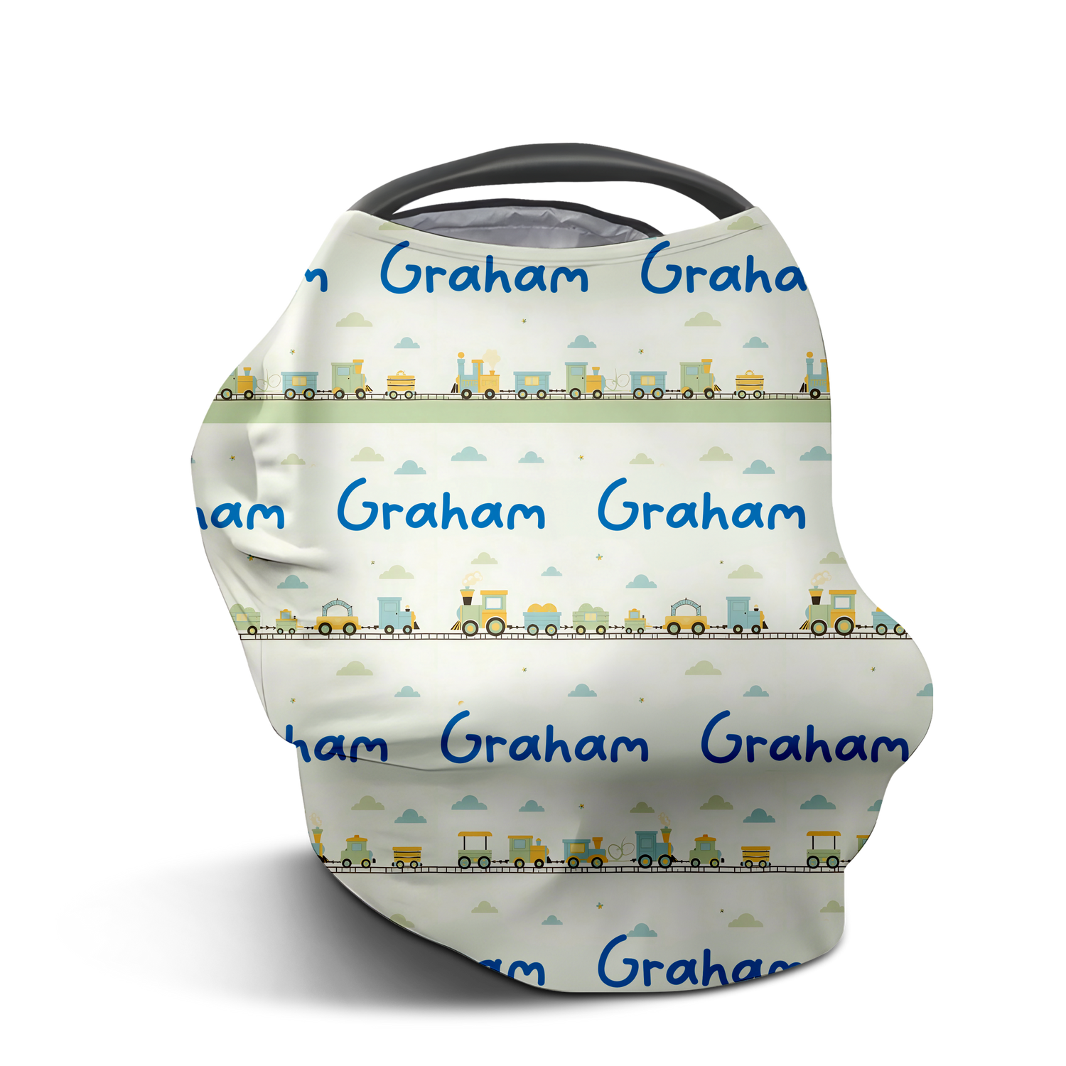 Choo Choo Cuddles Car Seat Cover (A161)