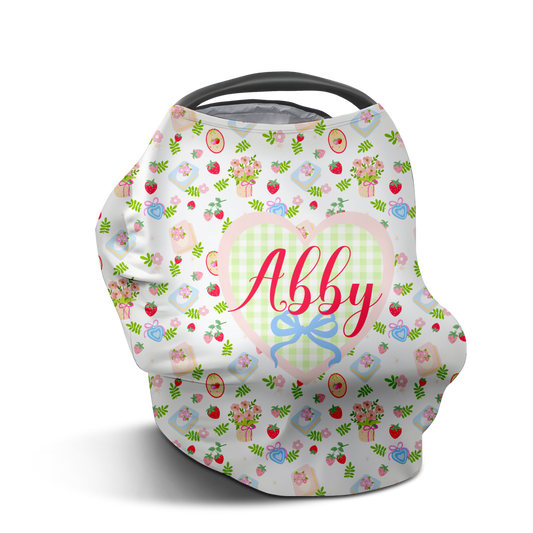 Abby Elaine's Coquette Picnic Car Seat Cover (A130)