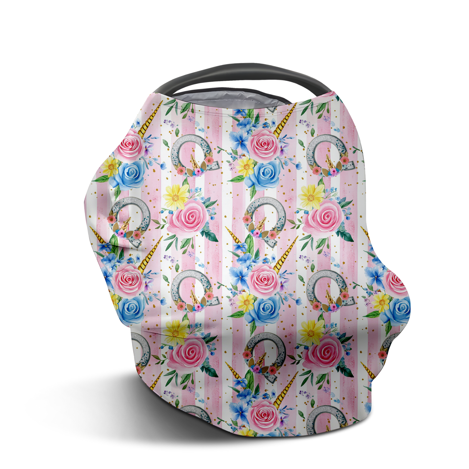 Unicorn Monogram Car Seat Cover (A203)