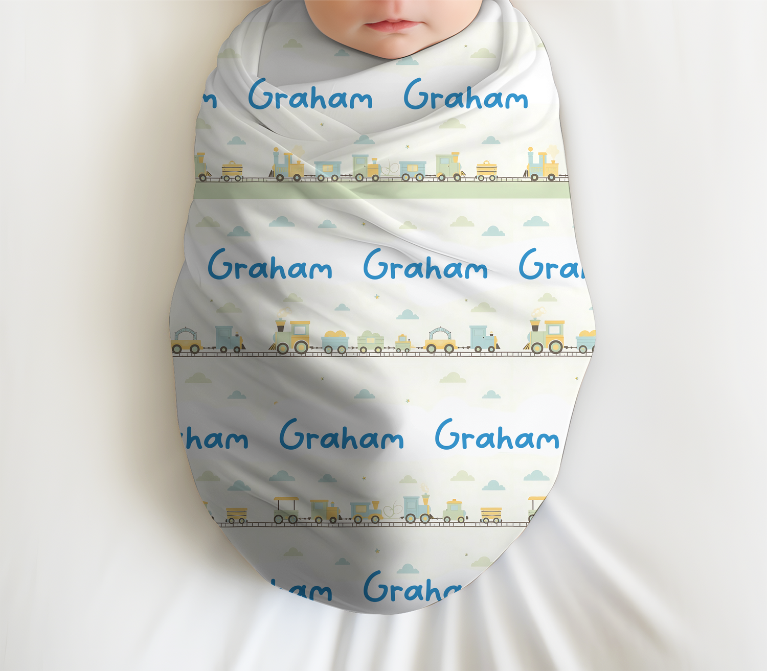 Choo Choo Cuddles Swaddle Set (B169)