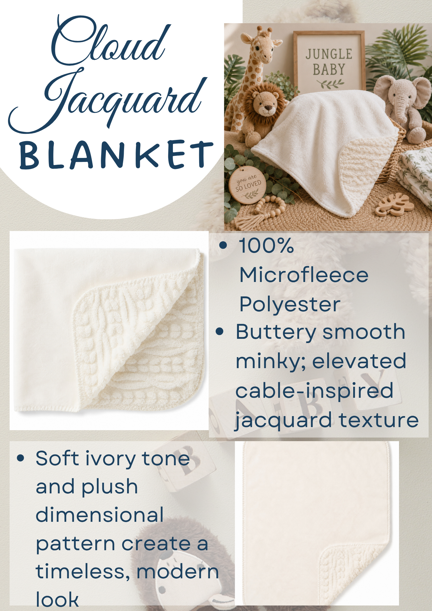 Little Farmhand Blanket (Pink)(B318)