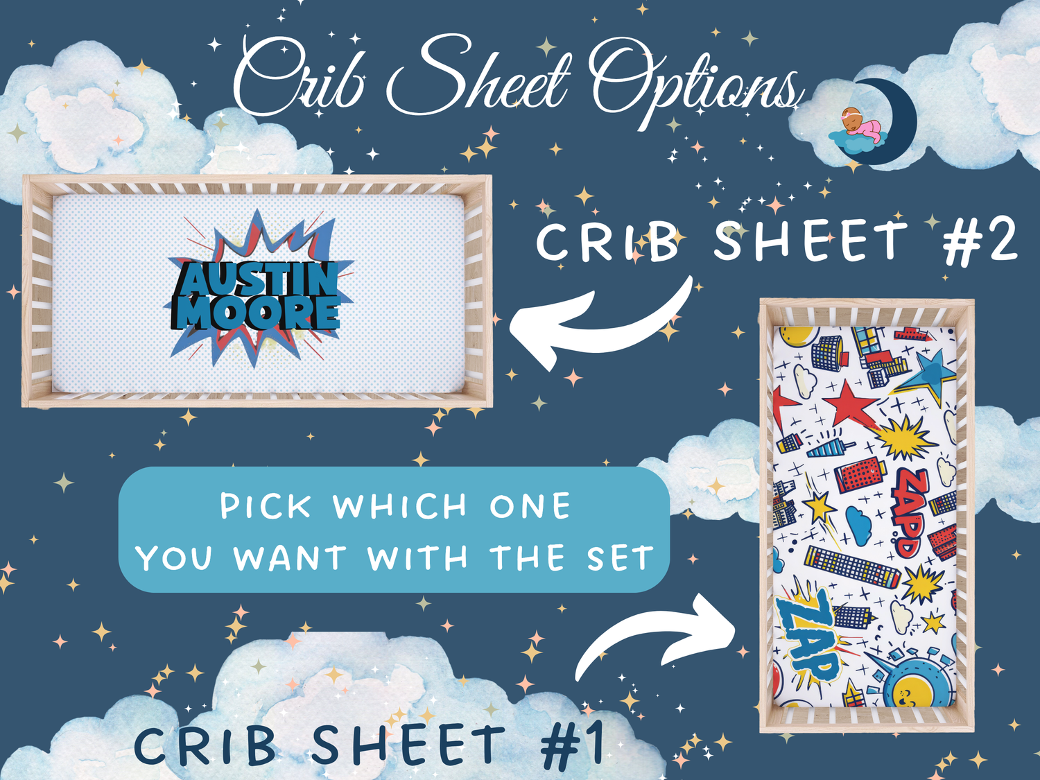 Comic Book Bedding Set (N054)