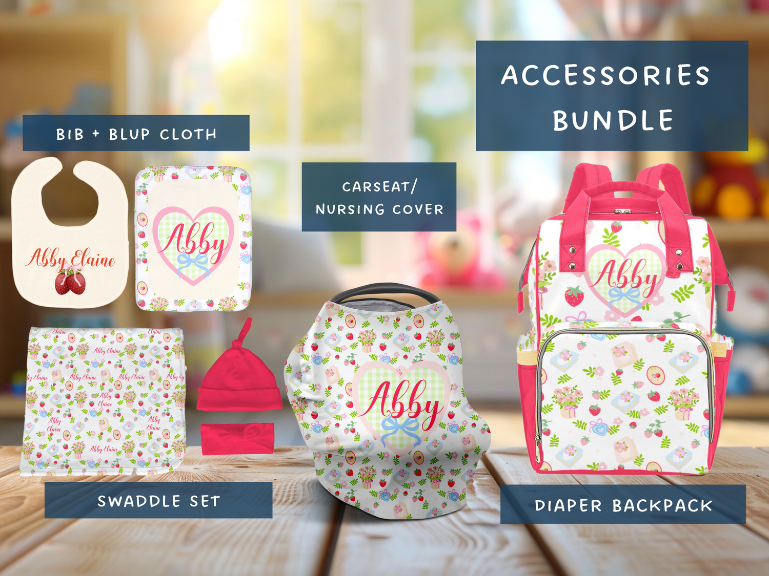 Abby Elaine's Coquette Picnic Accessories Set (Bun042)