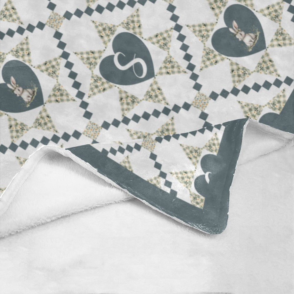 Cottagecore Monogram Blanket (B165)