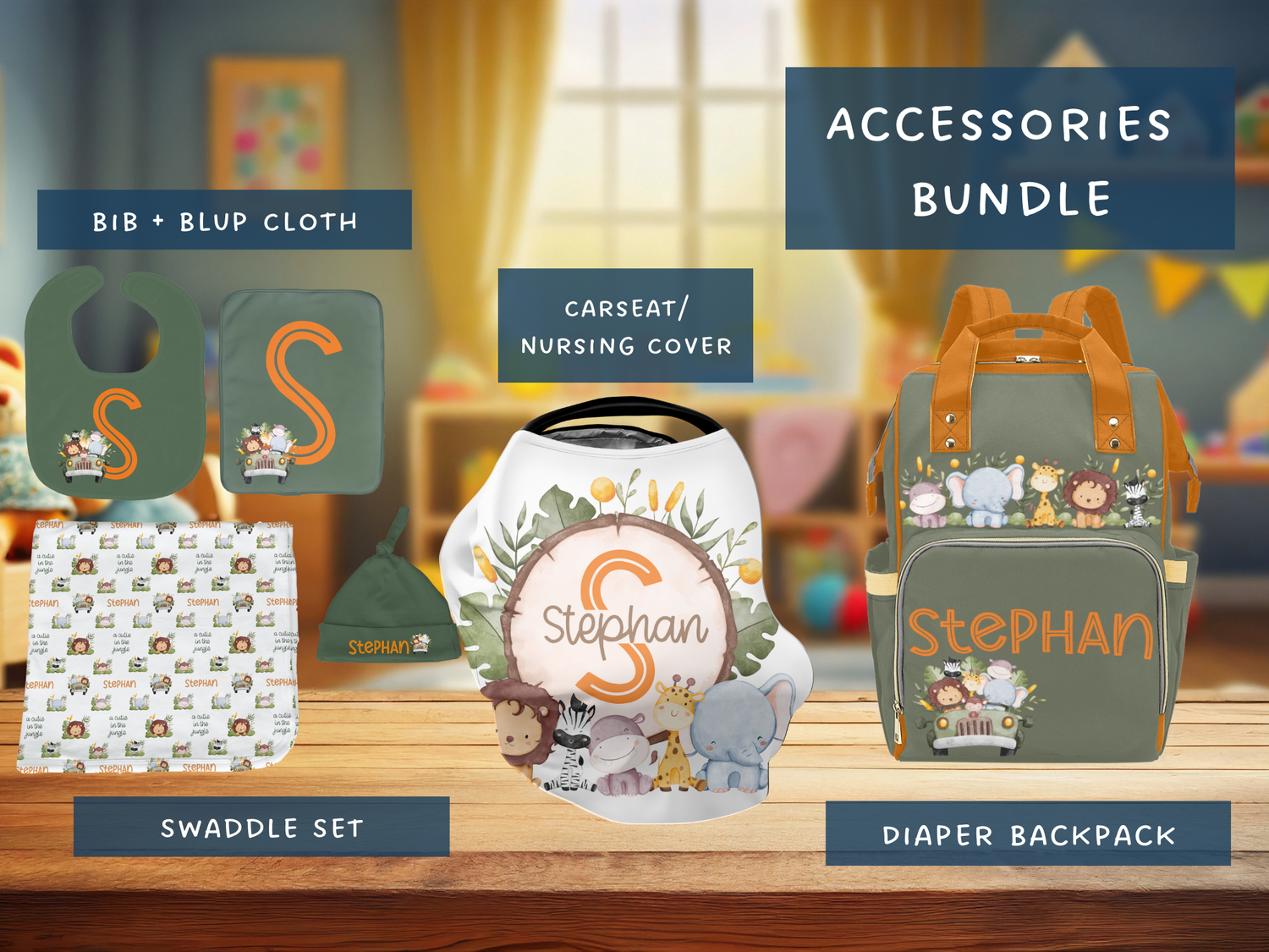 Cutie in the Jungle Accessories Set (Bun034)