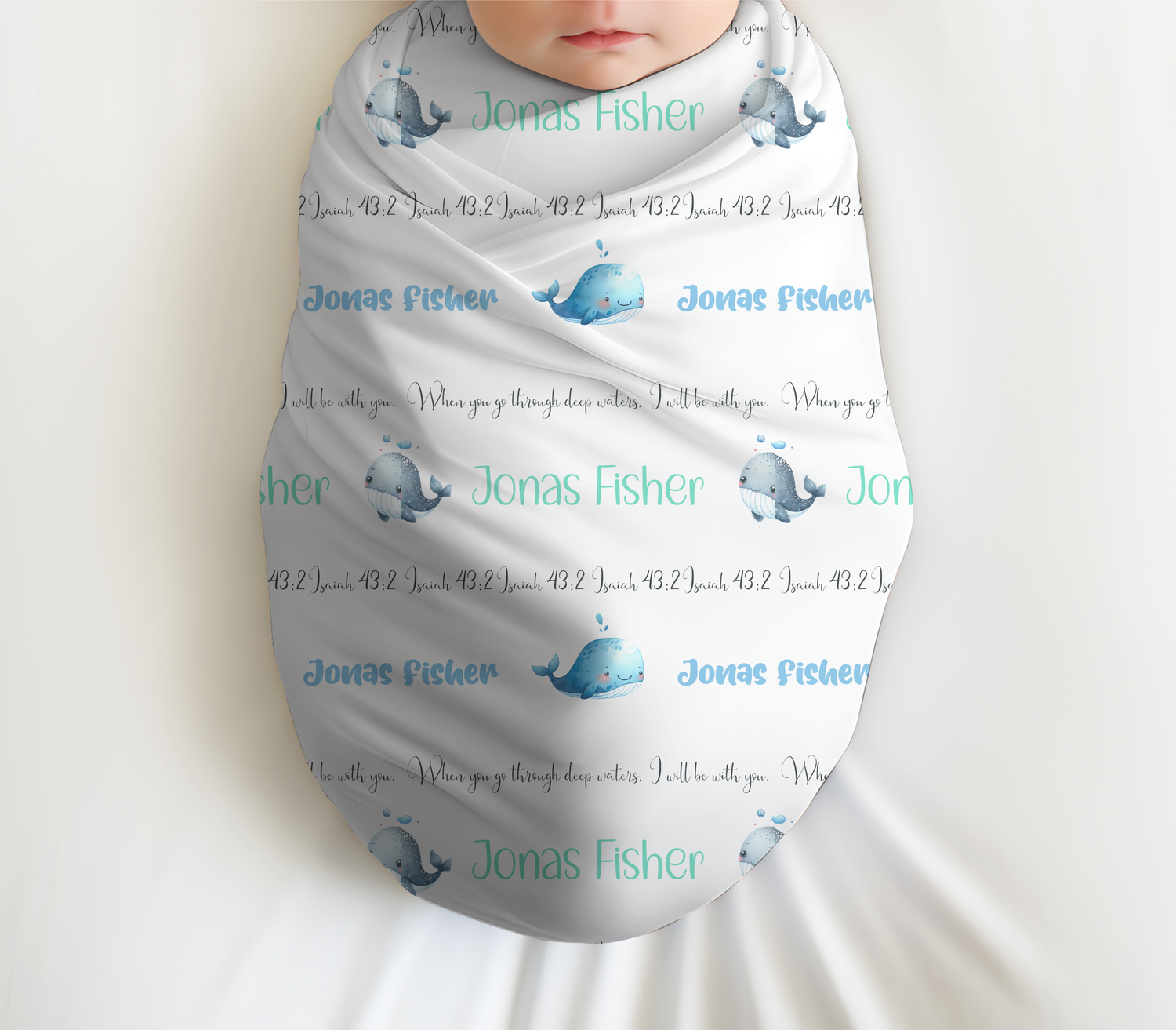 Deep Waters Swaddle Set (B104)