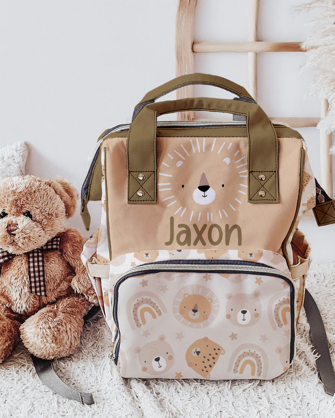 Bohemian Safari Diaper Bag (A139)