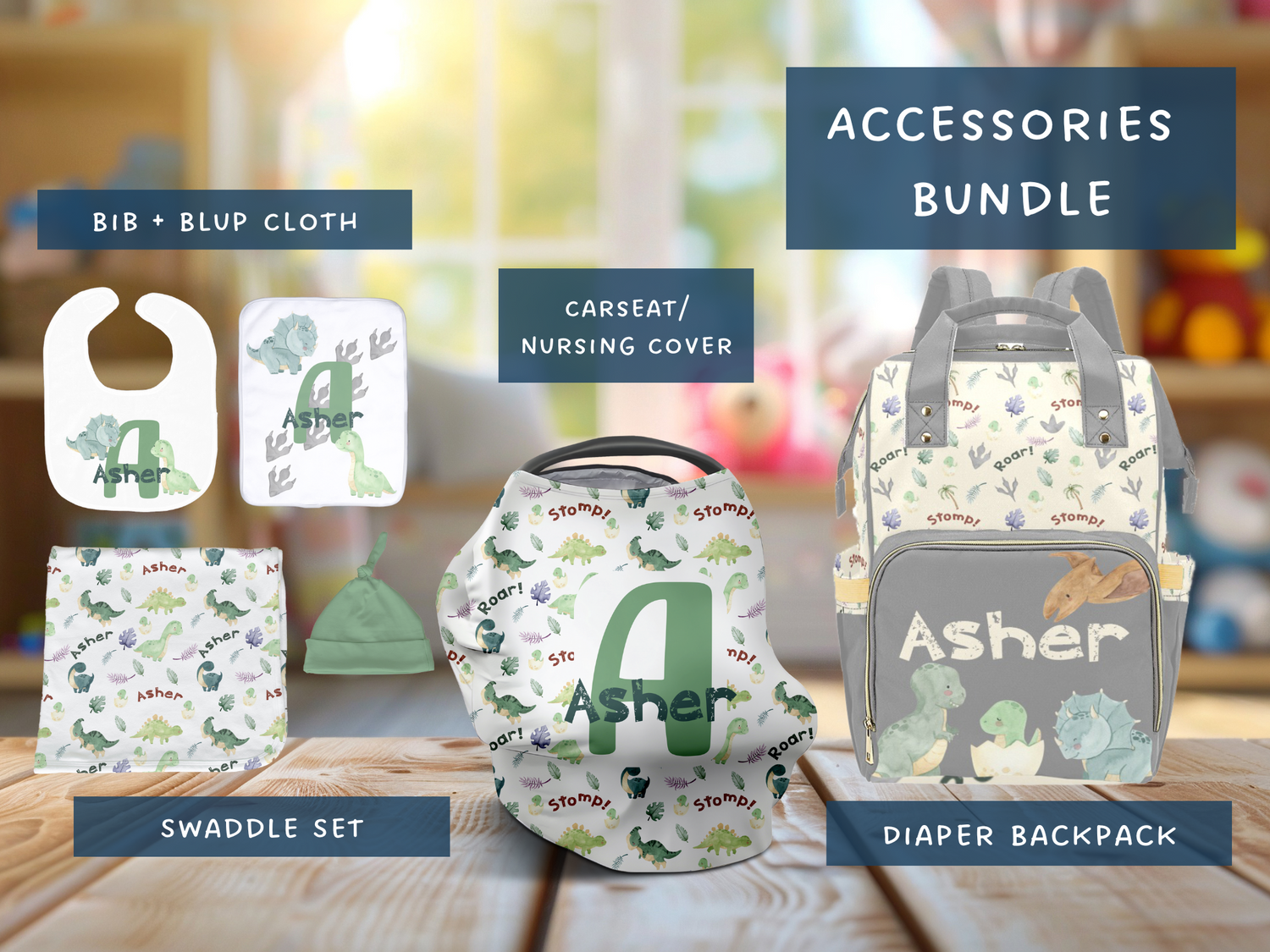 Gentle Jurassic Accessories Set (Bun046)