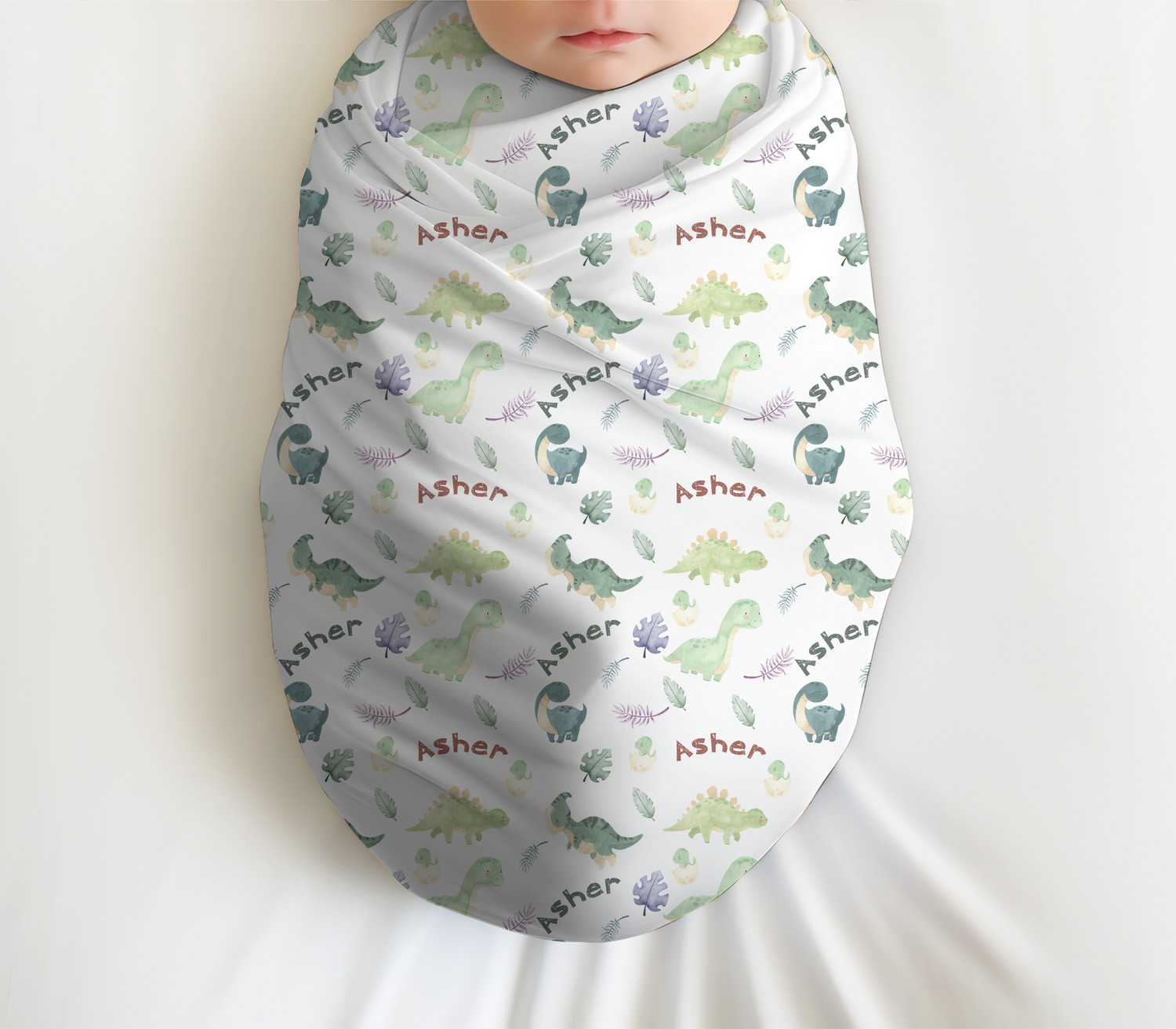Gentle Jurassic Swaddle Set (B144)