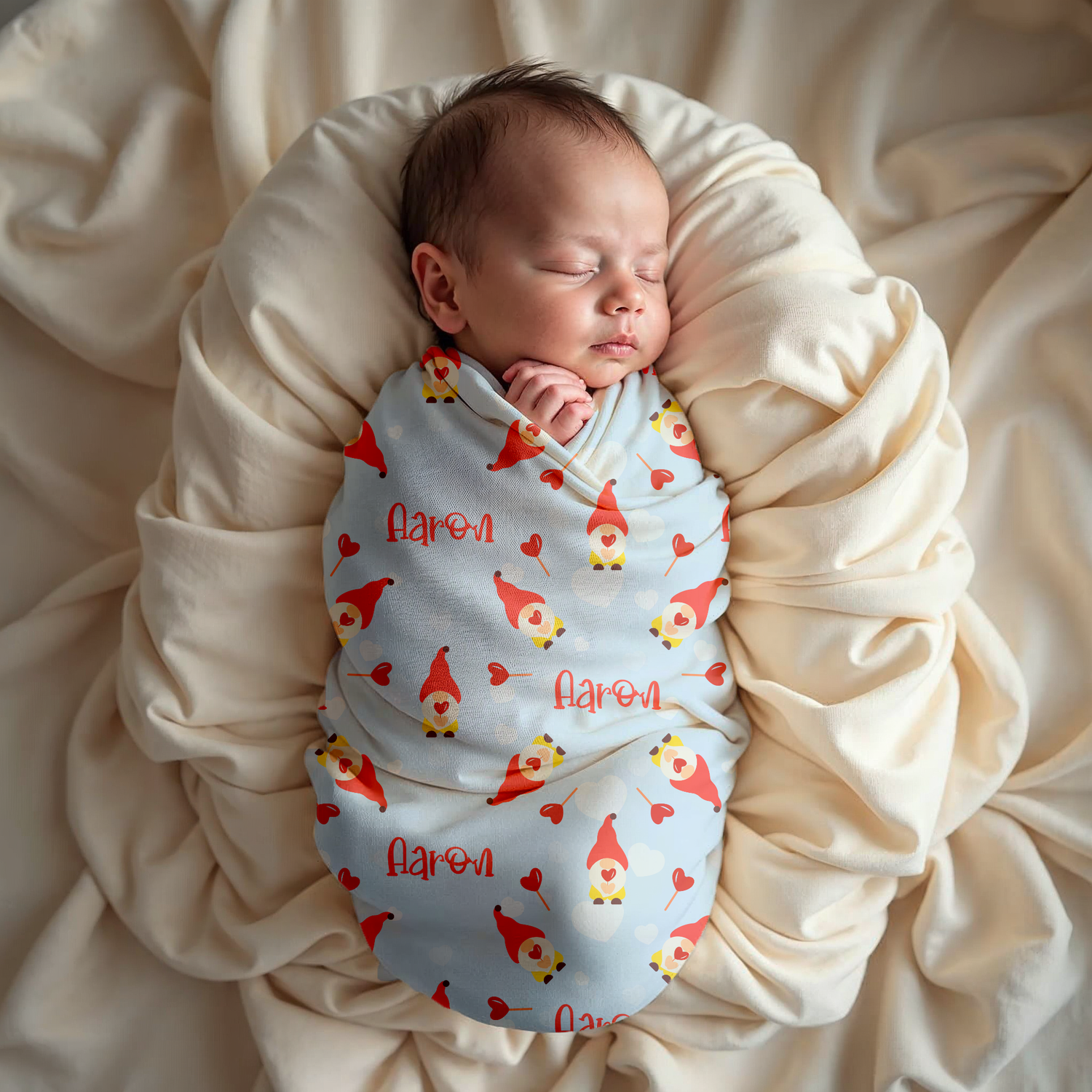 Little Gnomeo Swaddle Set (B263)