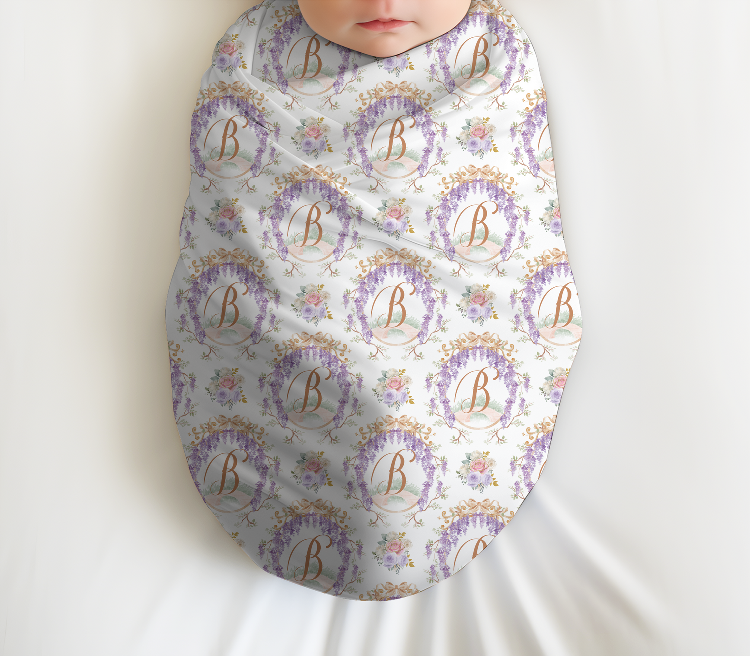 Grand Wisteria Swaddle Set (B124)