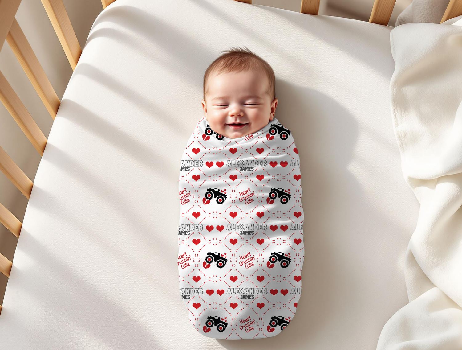 Heart Crushin' Cutie Swaddle Set (B265)