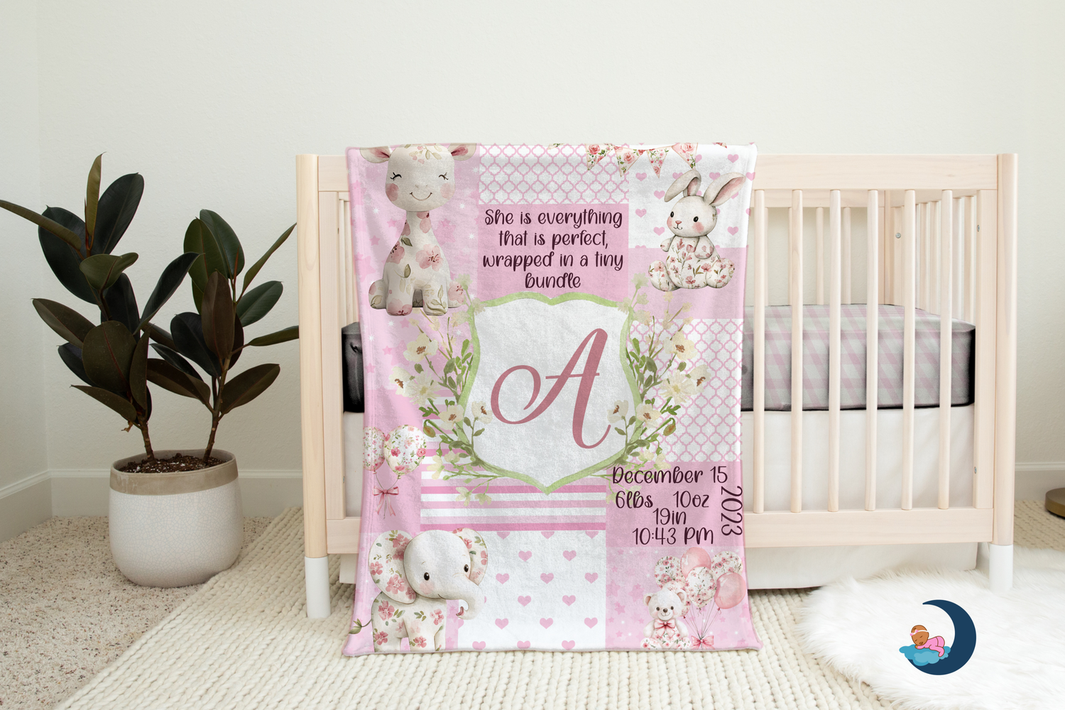 Heirloom Cuddles Blanket (Pink)(B125)