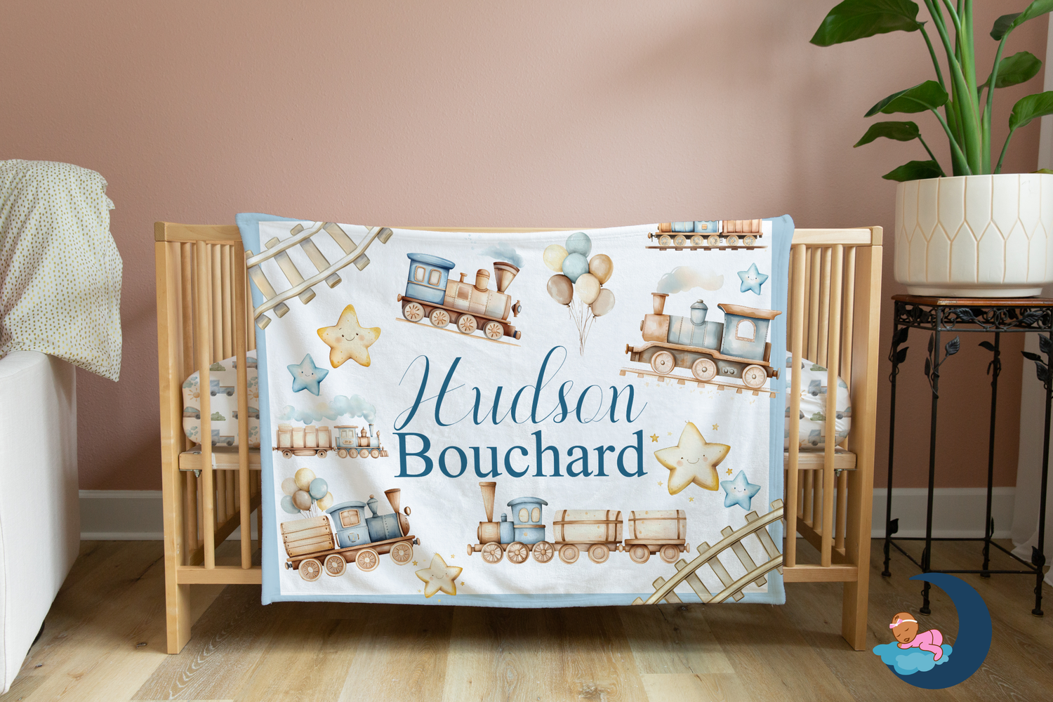 Choo Choo Adventure Blanket (B167)