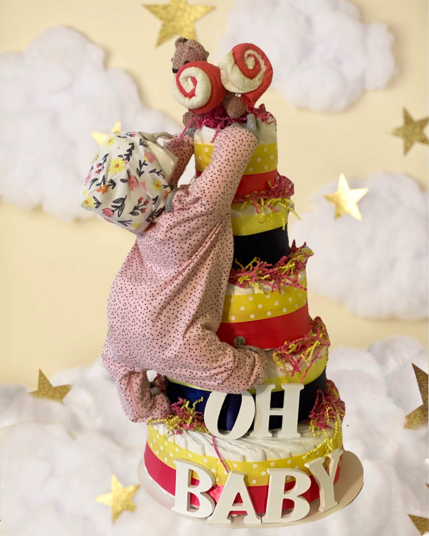 Standing Baby Diaper Cake