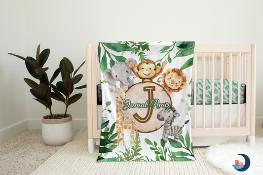 Jungle Buddies Blanket (B136)