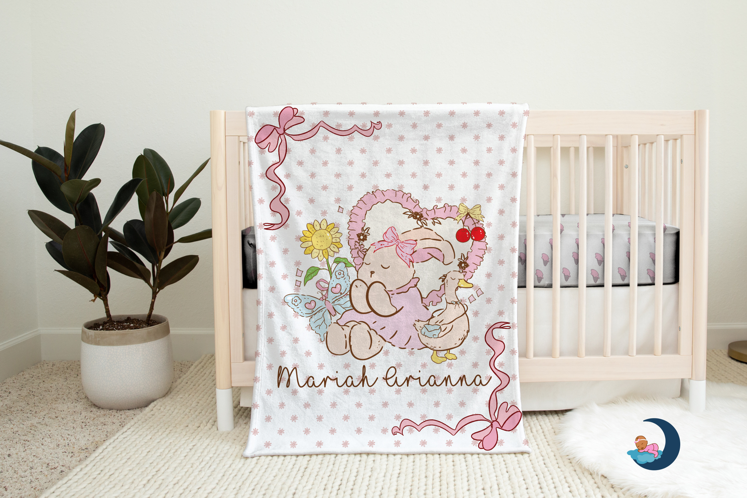 Silly Goose: Kawaii Bunny Blanket (B174)