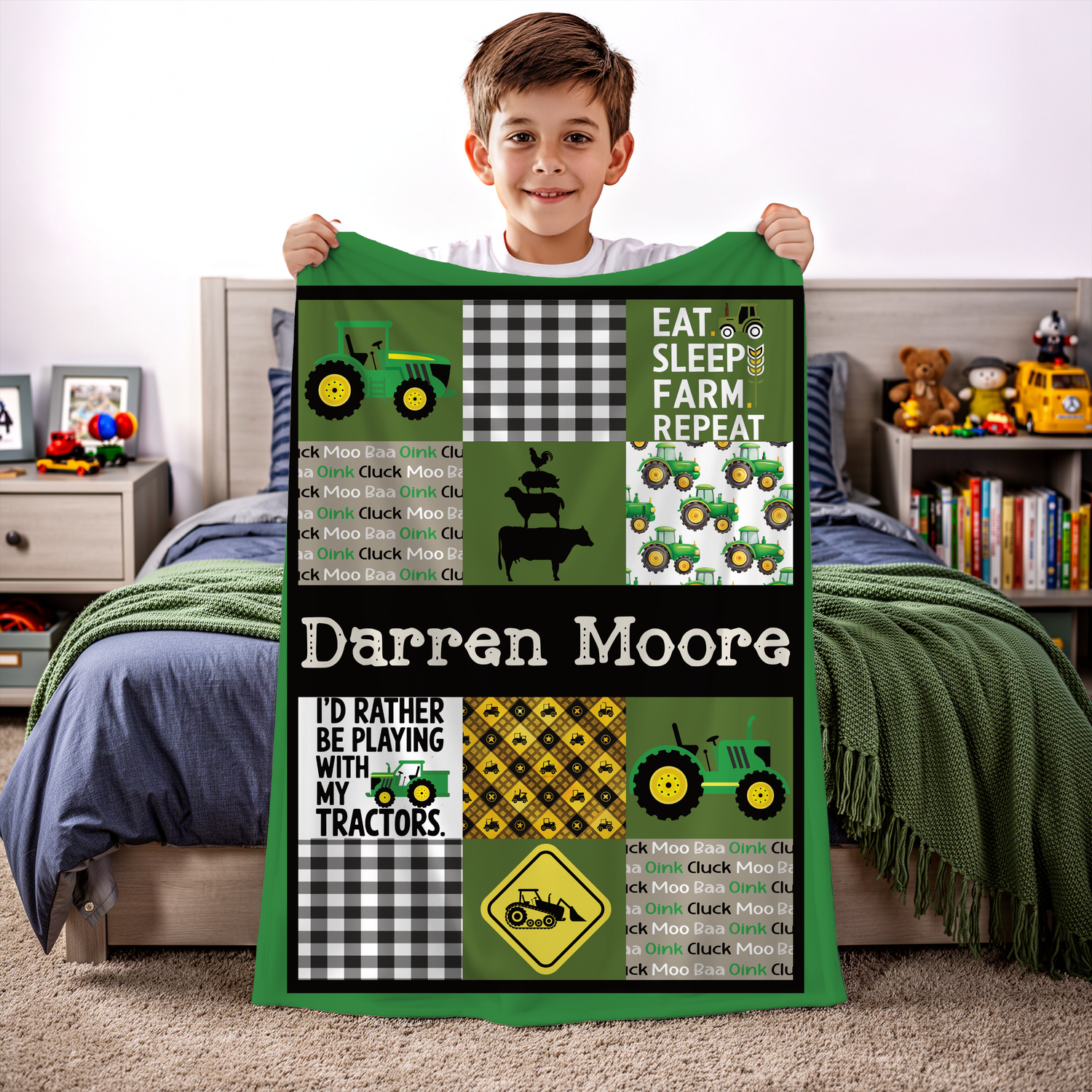 Little Tractor Buddy Blanket (B317)