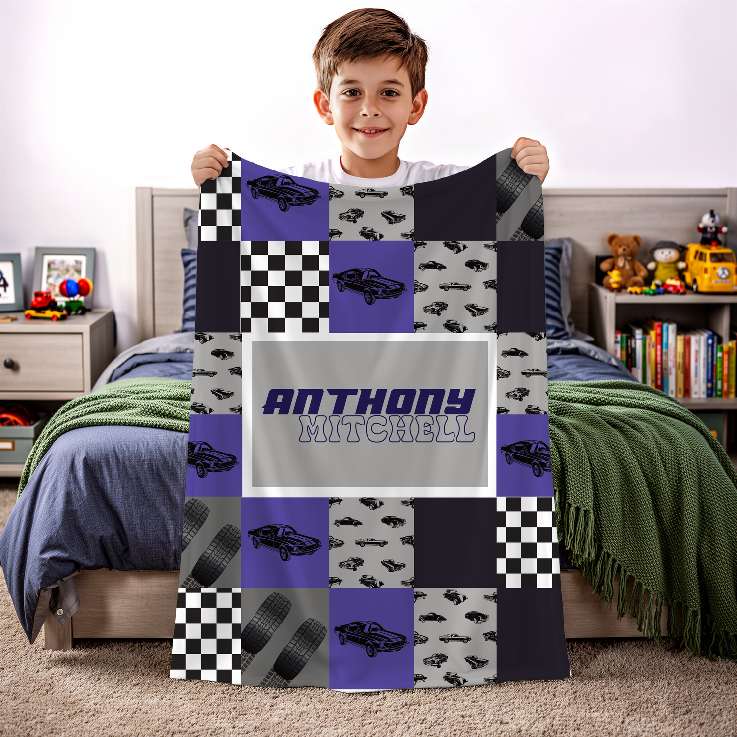 Muscle Cars Blanket (B057)