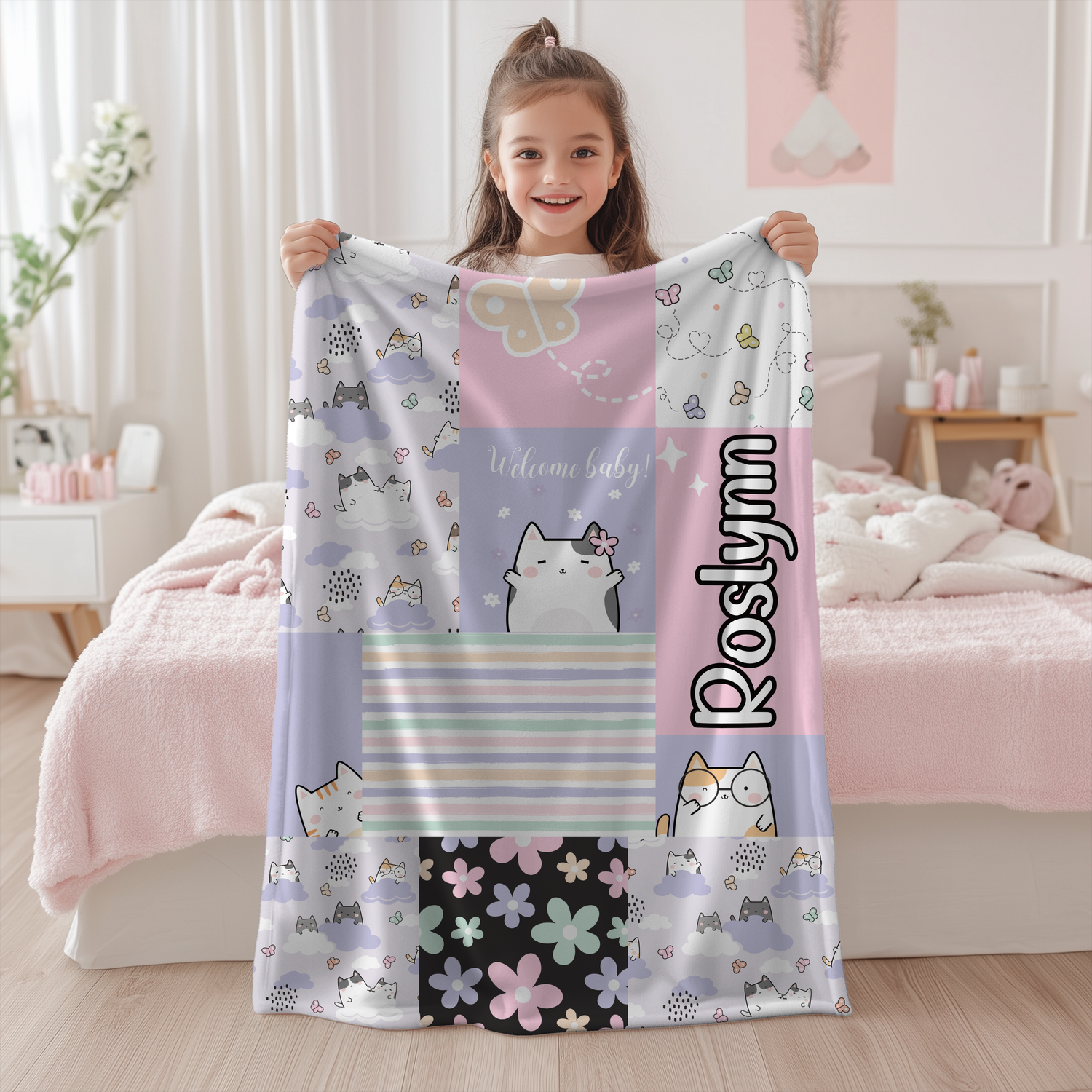 A-Meow-zingly Cute Blanket (B268)