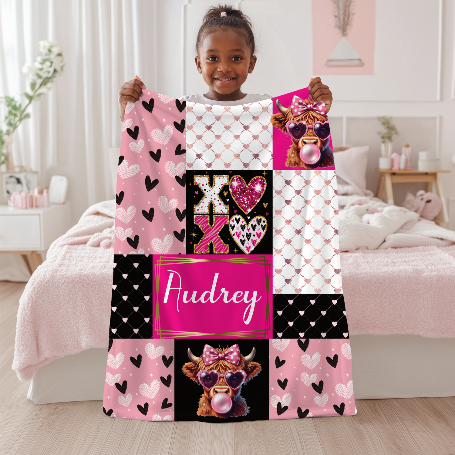 Highland Heart Blanket (B256)