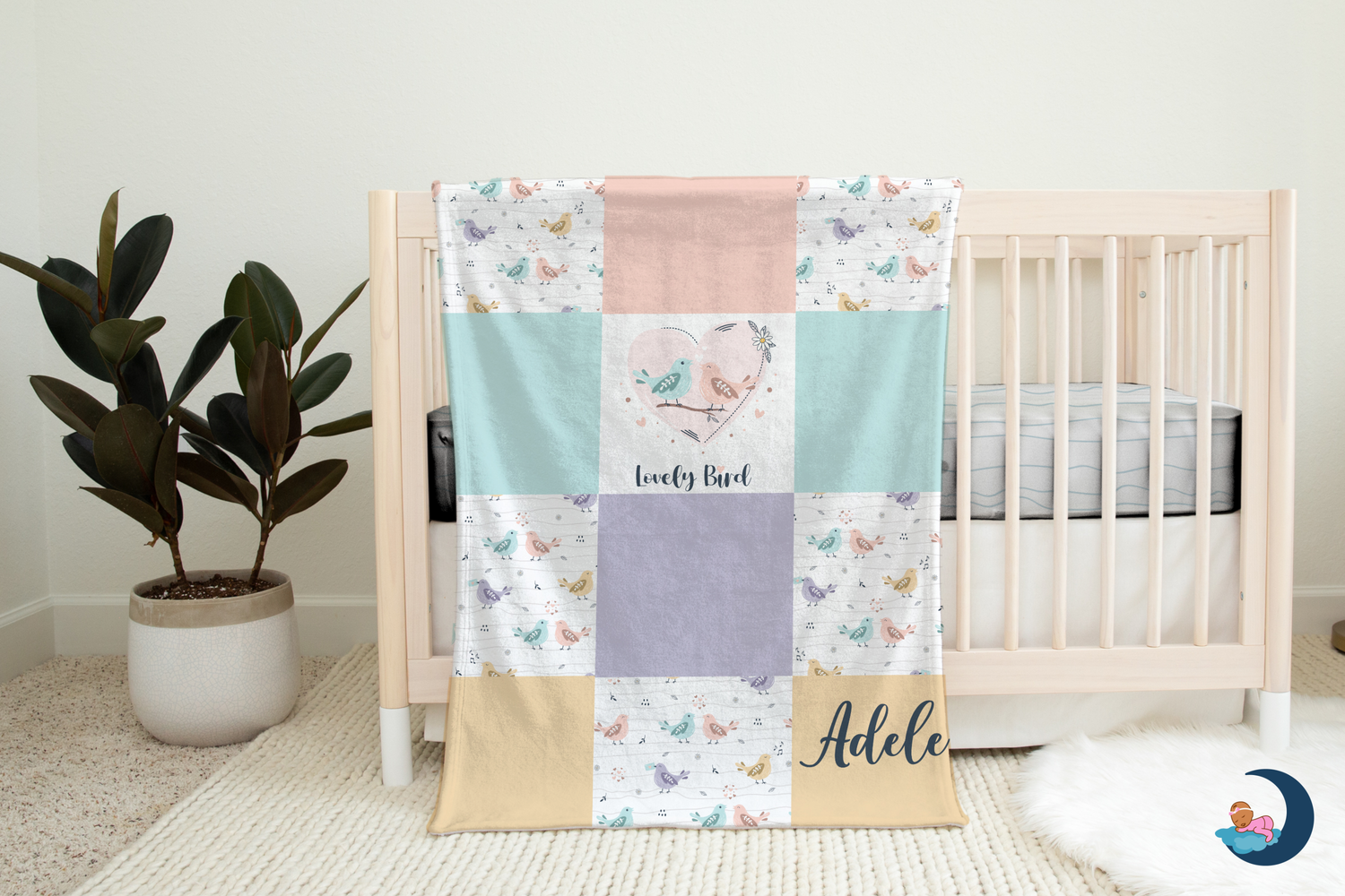 Lovely Birds Blanket (B269)
