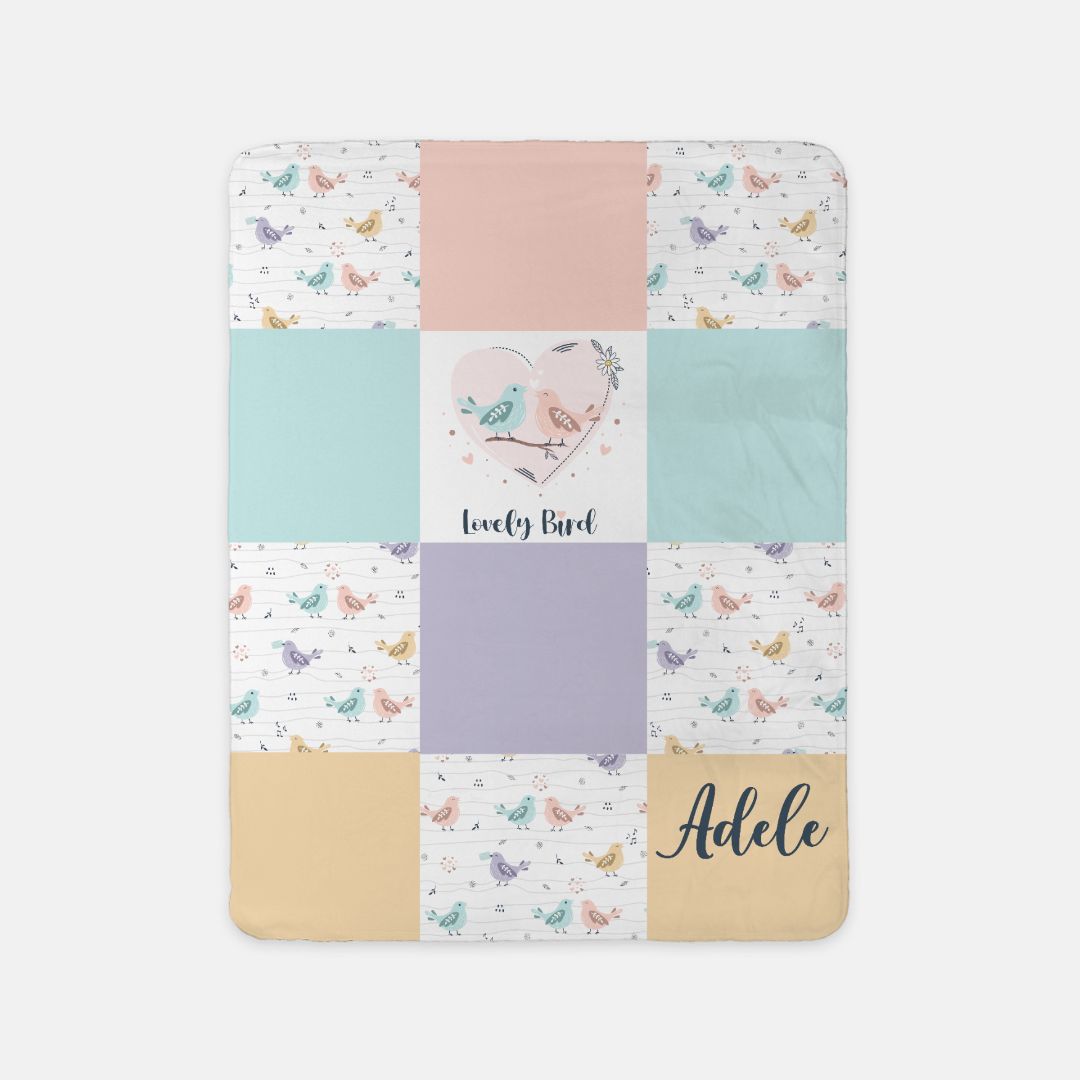 Lovely Birds Blanket (B269)