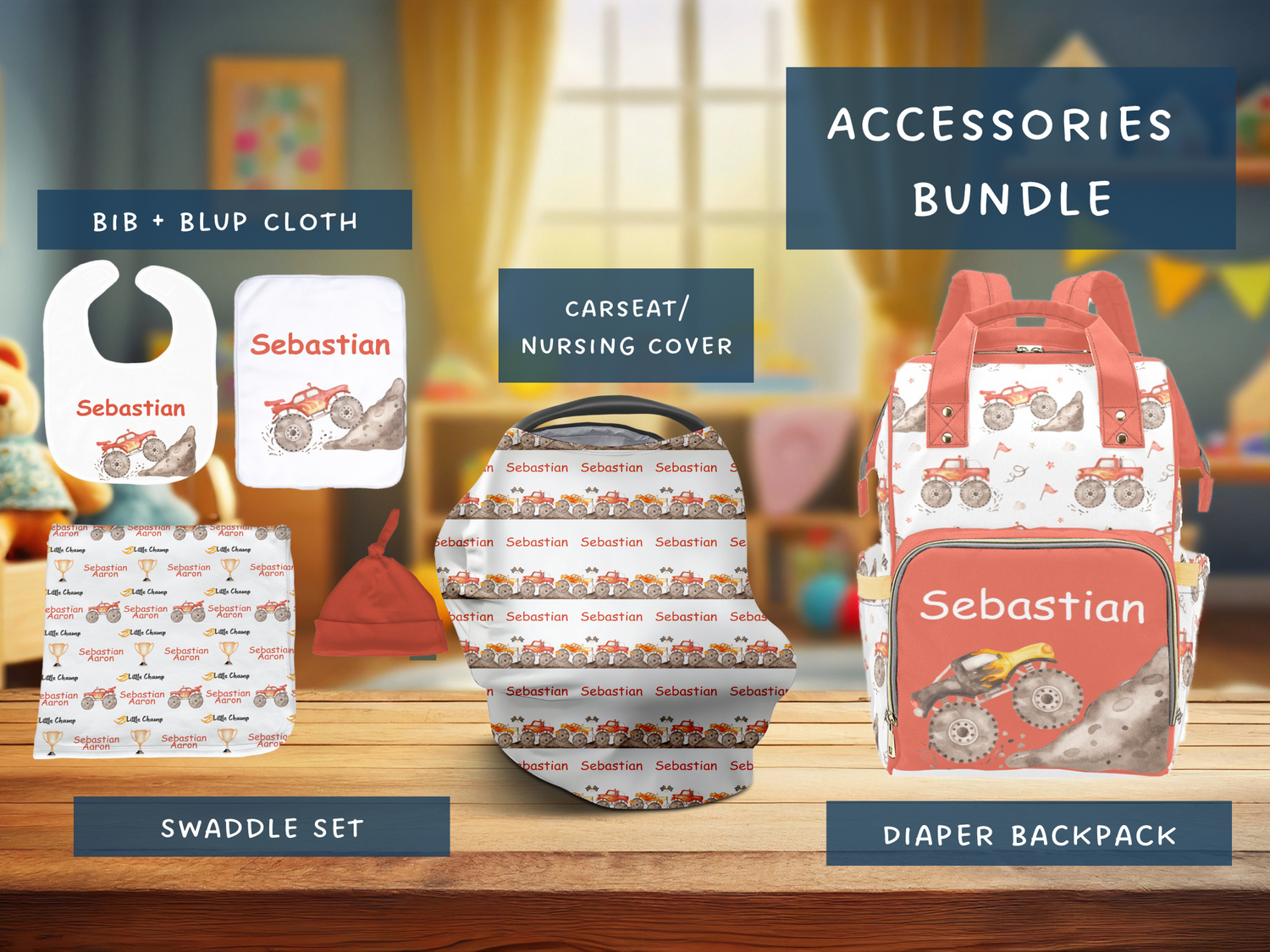 Monster Truck Accessories Set (Bun044)