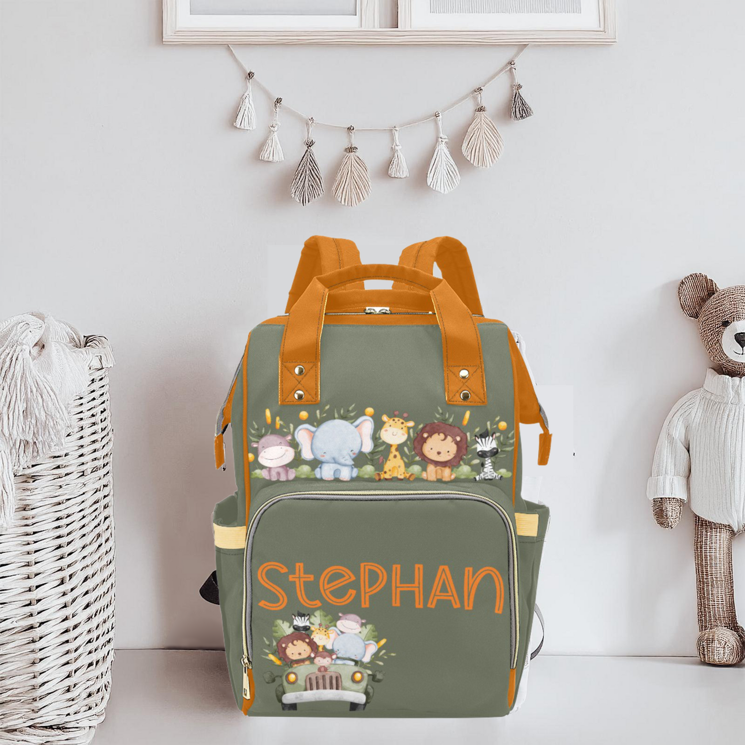 Cutie in the Jungle Diaper Bag (A086)