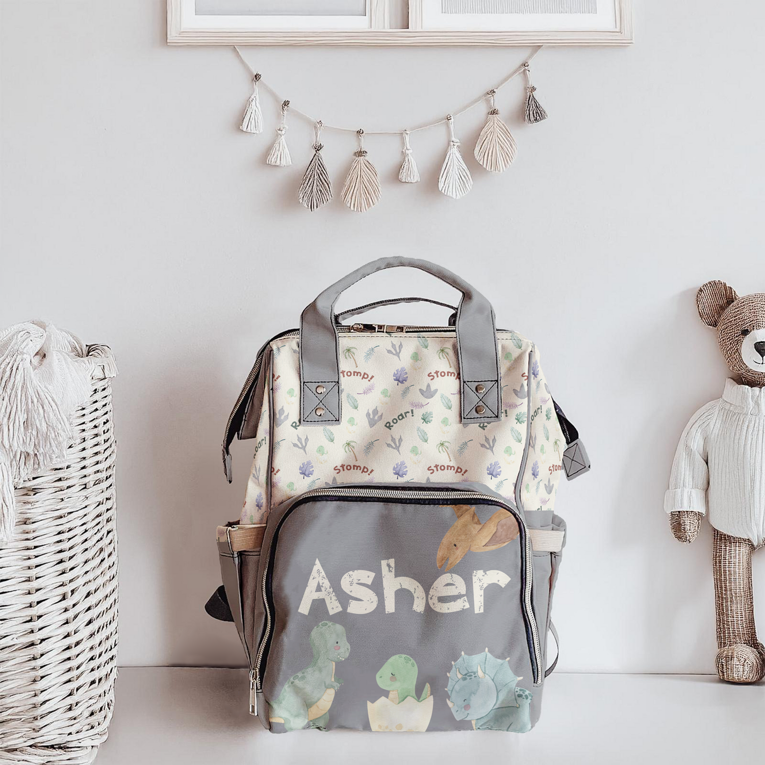 Gentle Jurassic Diaper Bag (A143)