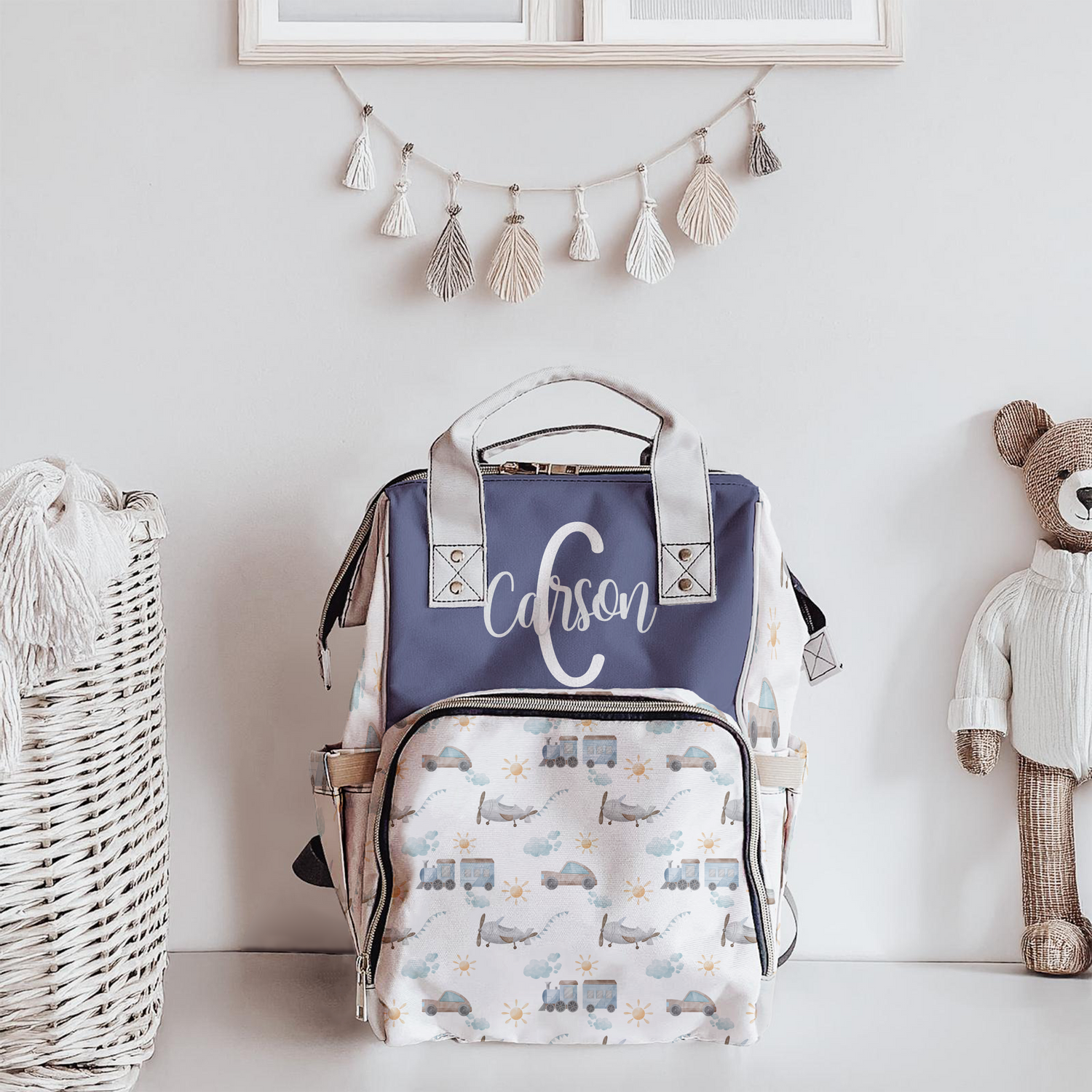 Vroom & Zoom Adventure Diaper Bag (A152)