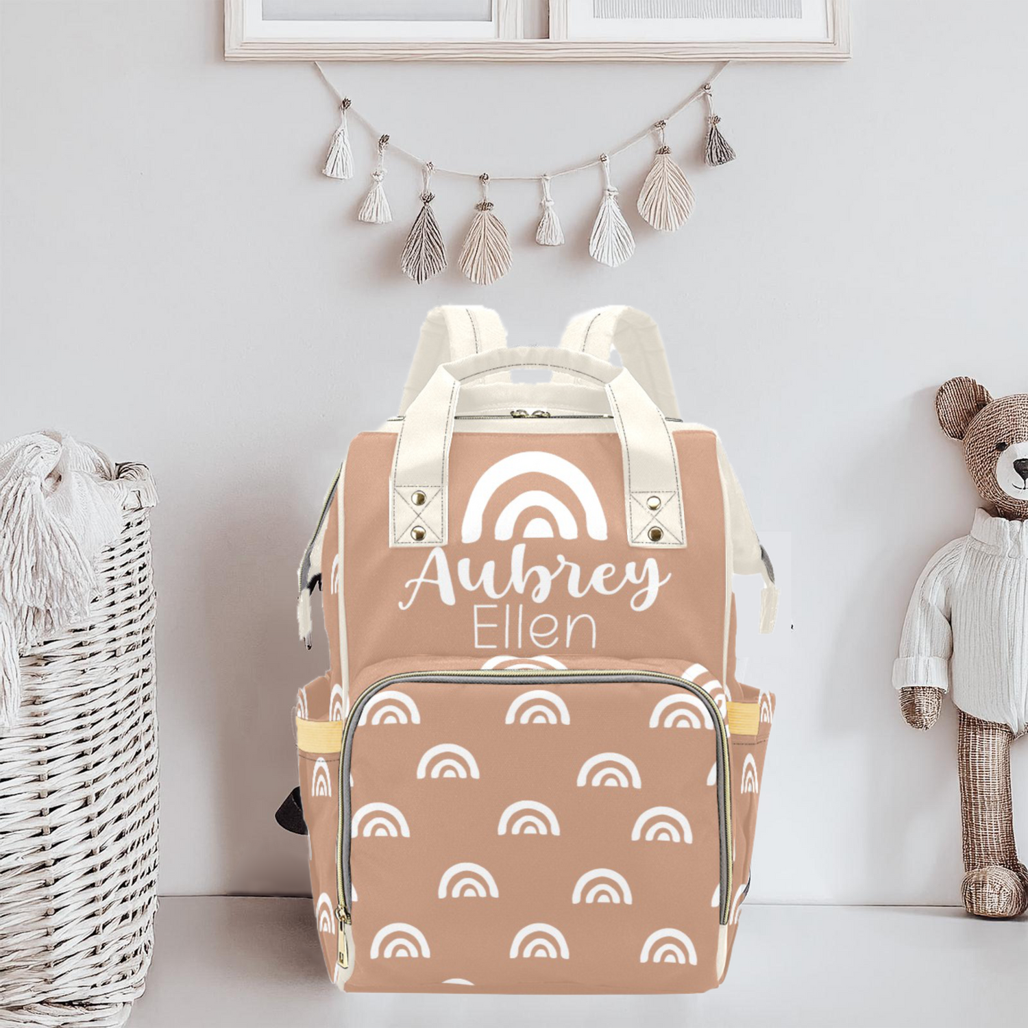 Rainbow Vibes Diaper Bag (A101)