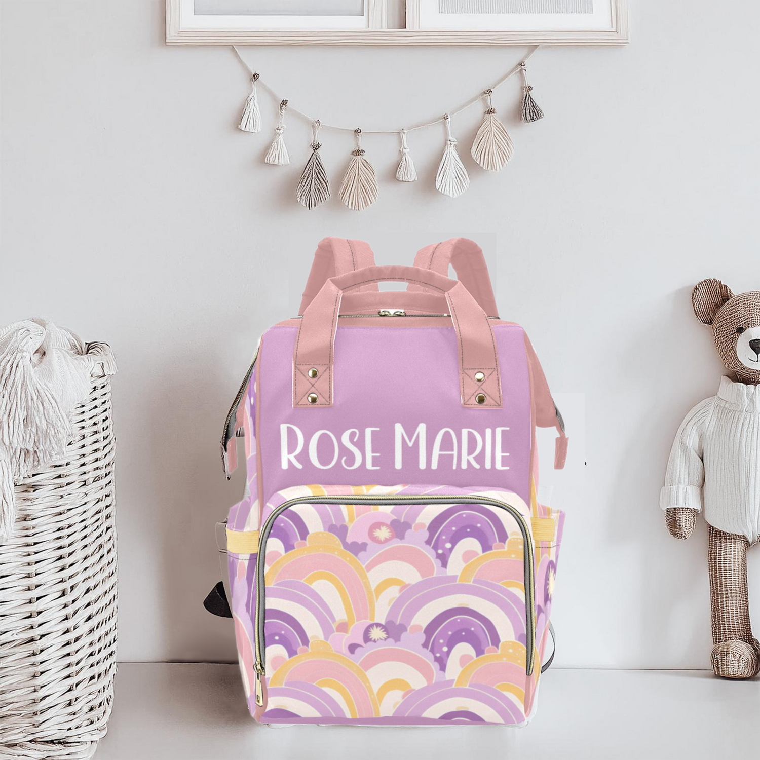 Purple Dreamer Diaper Bag (A100)