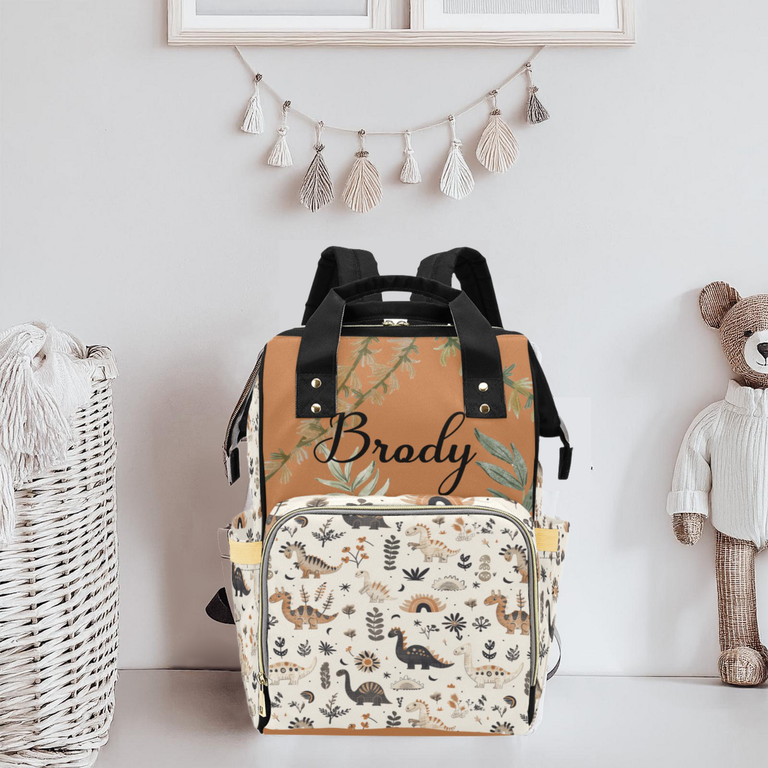 Prehistoric Pals Diaper Bag (A103)