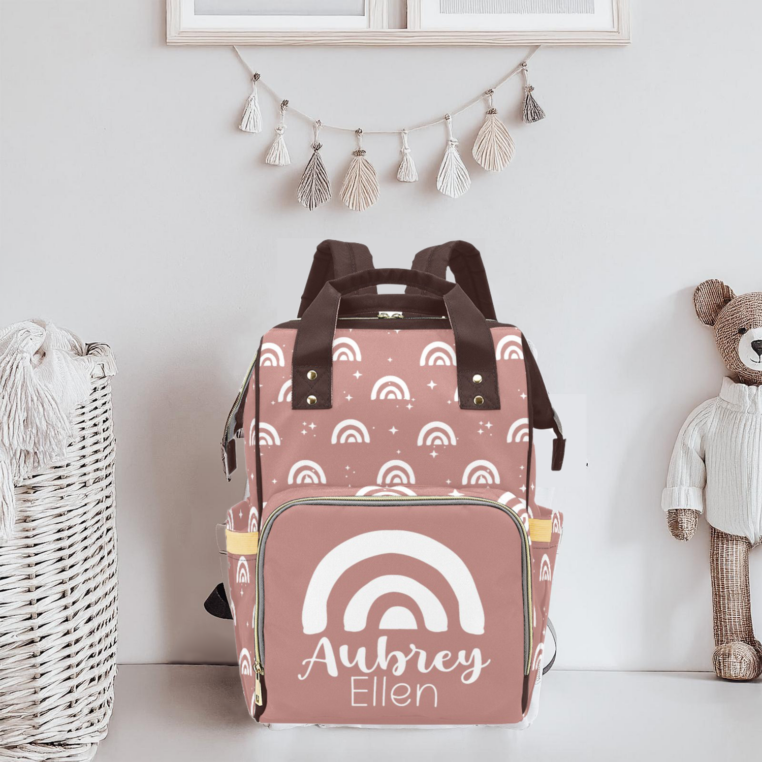 Rainbows and Sparkles Diaper Bag (A102)