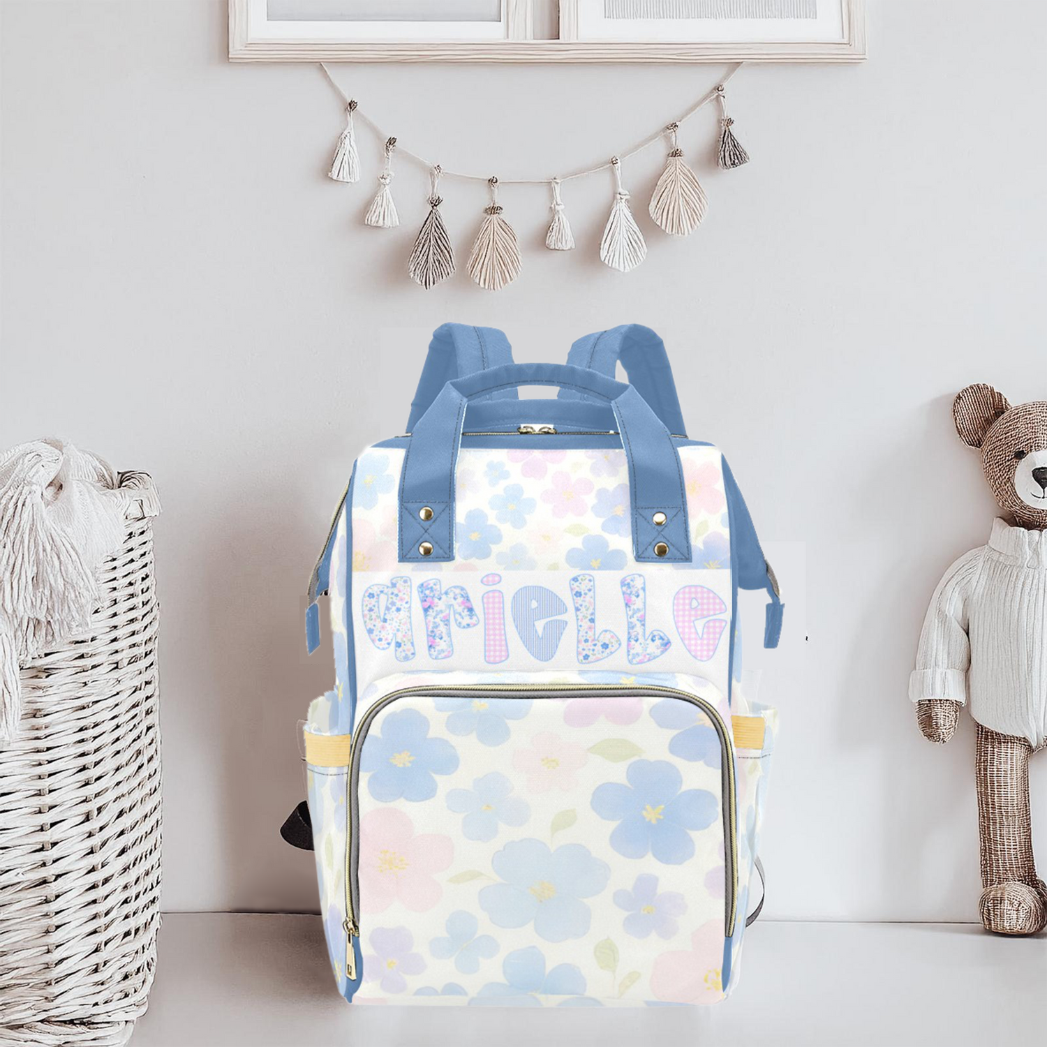 Floral Parade Diaper Bag (A170)