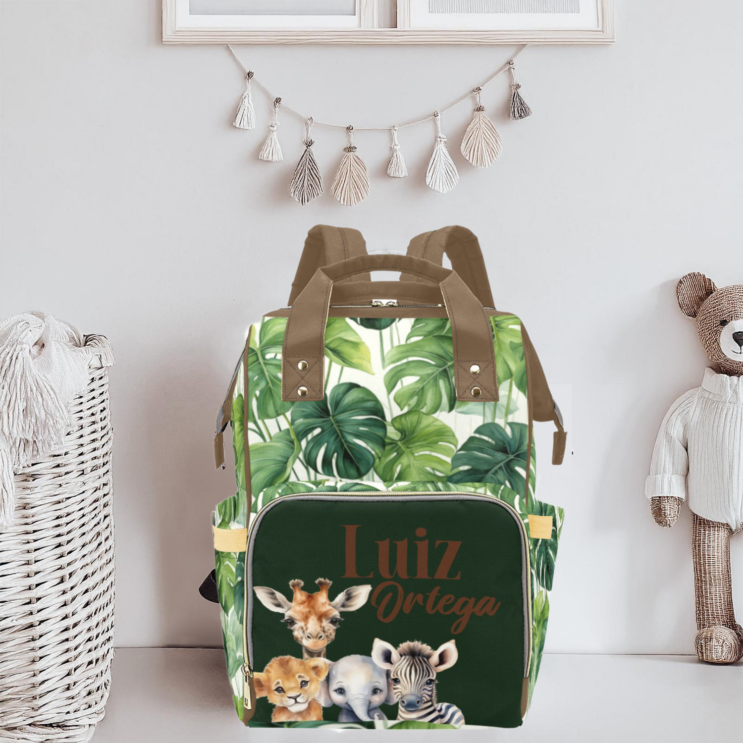 Stay Wild Safari Diaper Bag (A085)