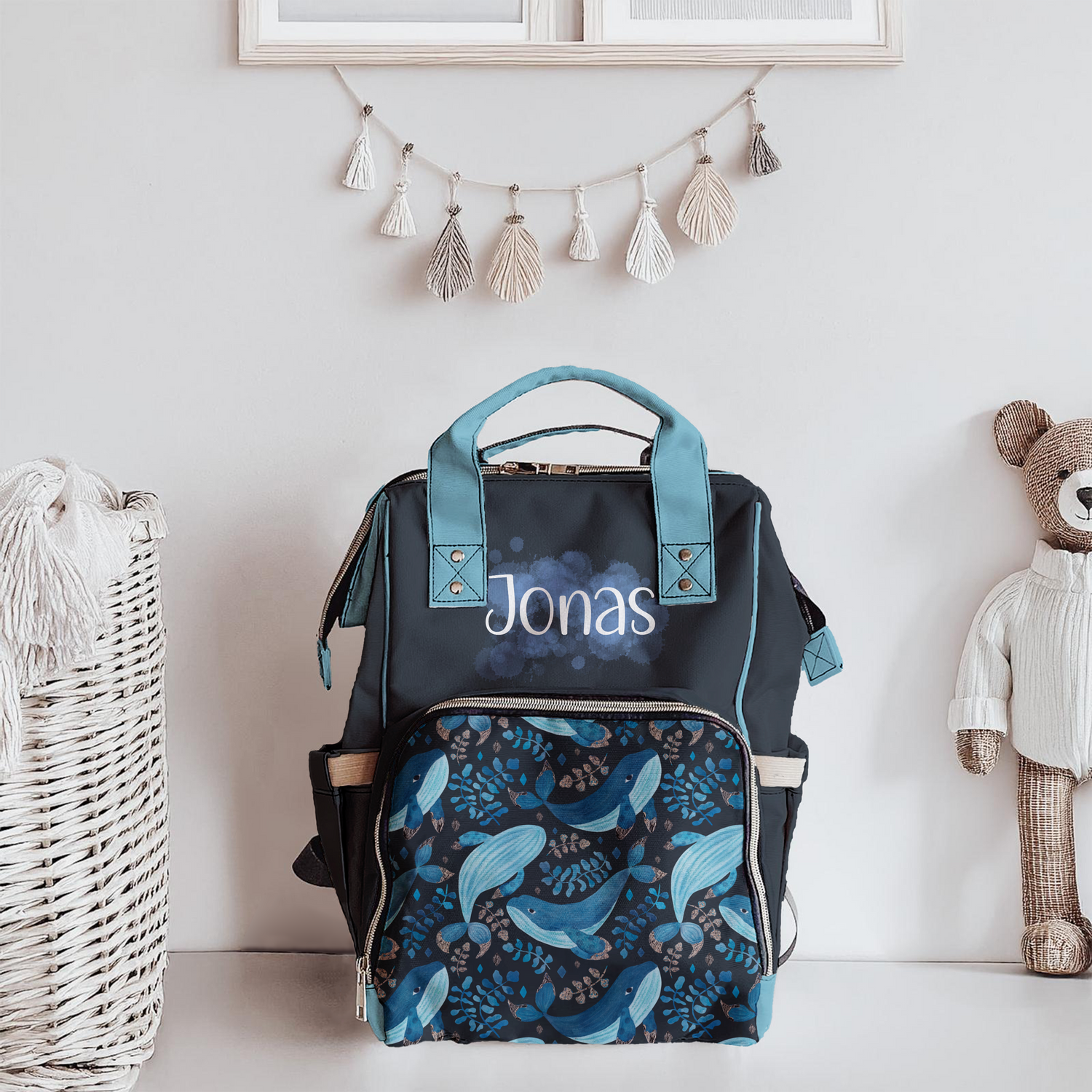 Deep Waters Diaper Bag (A078)