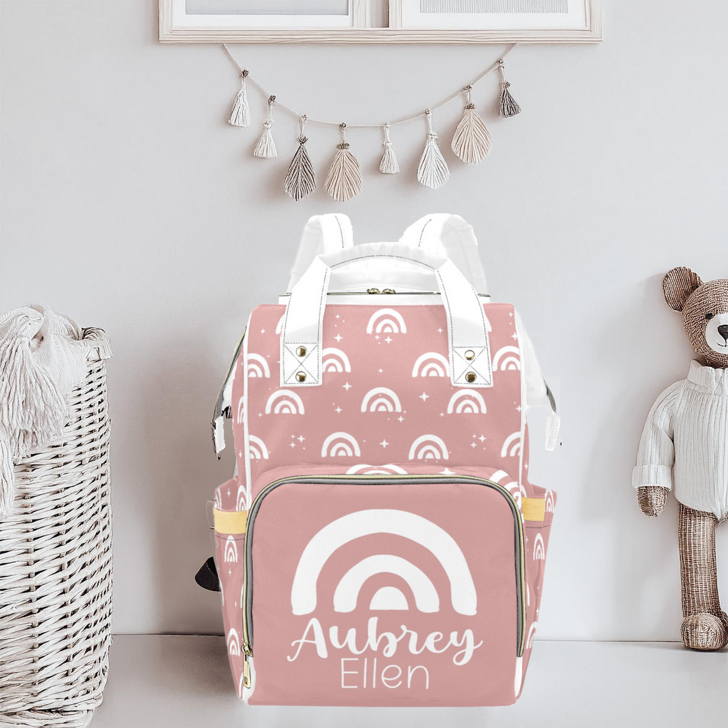 Rainbows and Sparkles Diaper Bag (A102)