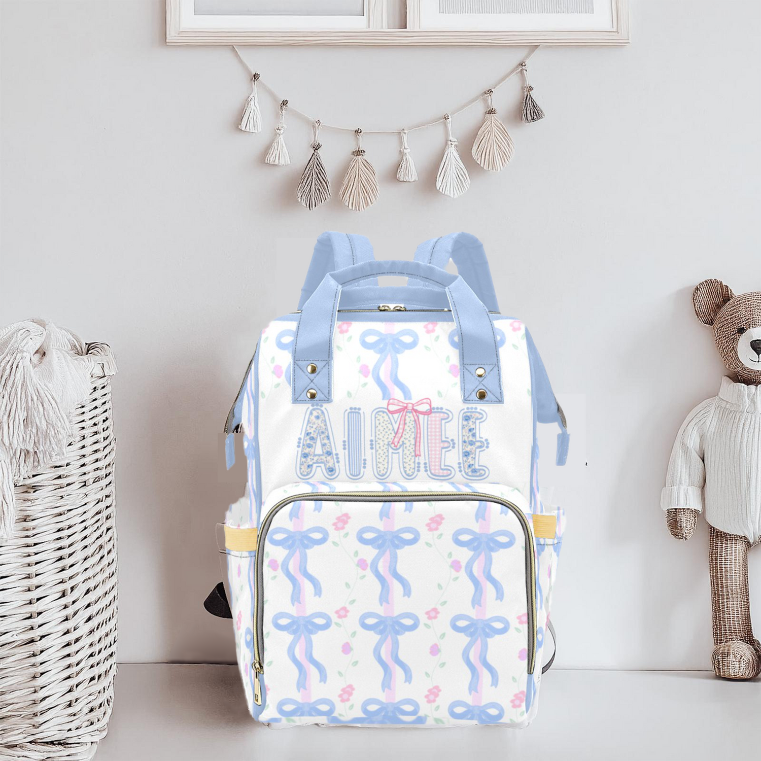 Coquette Trellis Diaper Bag (A169)